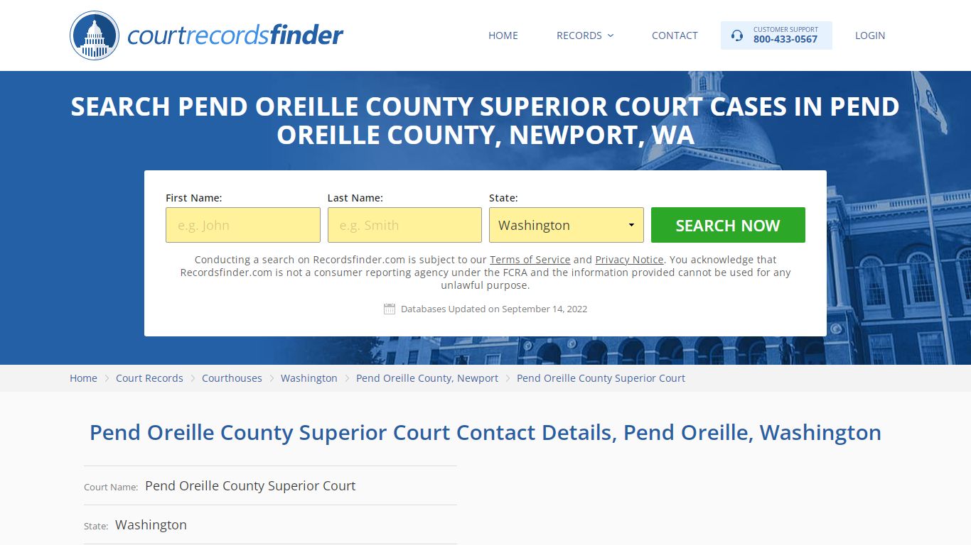 Pend Oreille County Superior Court Case Search - Pend Oreille County ...